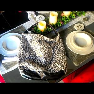 Leopard print purse